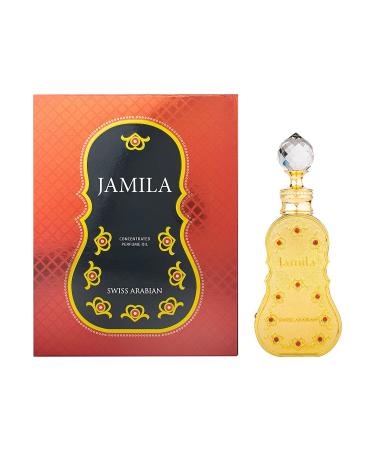 Swiss Arabian Jamila Perfume Oil for Women - Fruity Floral Musk - Long Lasting Luxury Fragrance - 0.5 Oz - Buy Online on GoSupps.com