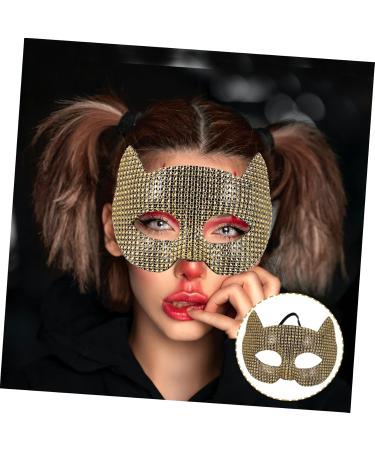 minkissy Eye Patch Eye Mask Decor Masquerade Mask Cosplay Mask for Adults Mask Prop for Women Masquerade Party Mask Animal Mask Props Female Mask European and American Blindfold Rhinestones - Buy Online on GoSupps.com