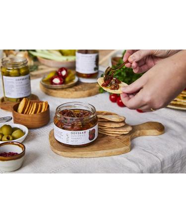 Odysea Sun-Dried Tomato Meze 230g Glass Jar - Pack of 1 - Buy Online on GoSupps.com