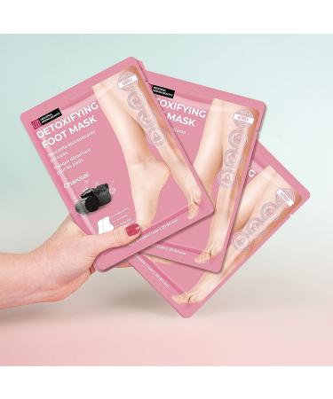 Innerest Original Derma Beauty Foot Mask 6 Pairs - Moisturizing Shea Butter Exfoliating Foot Masks - Buy Online on GoSupps.com