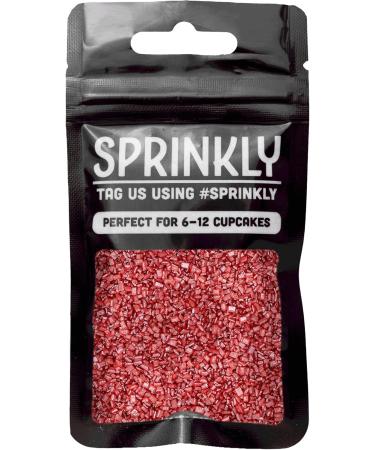 Sparkling Sugar crystals 30g - cupcake Cake Sprinkles for Decorating (Red) - Buy Online on GoSupps.com