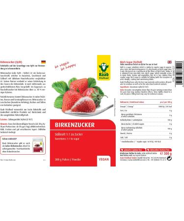 Xylitol Birch Sugar 300 g - Buy Online on GoSupps.com