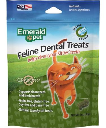 Emerald Pet Grain Free Catnip - Natural Dental Treats for Cats | 85g Catnip - International Shipping Available - Buy Online on GoSupps.com