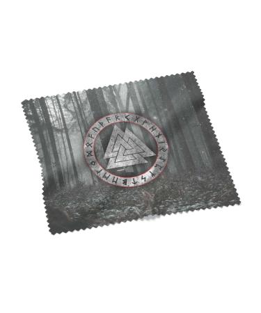 Urban Backwoods Valknut Runes Microfiber Cloth Glasses Cleaning Cloth