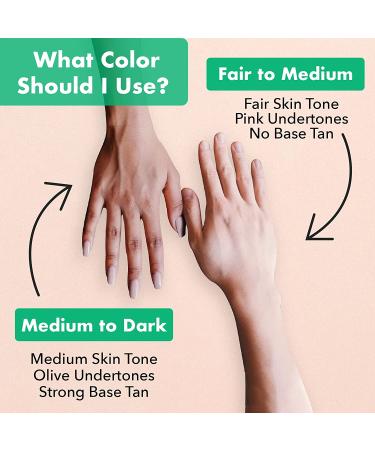 Beauty by Earth Self Tanner Mousse - Natural Medium to Dark Sunless Tanner for Face & Body (3.3 Fl Oz) - Buy Online on GoSupps.com