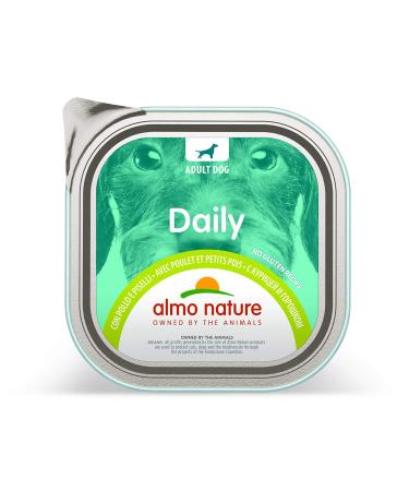 almo nature Daily wet food for dogs with chicken and peas gluten-free 9-pack (9x300 g) Chicken 300 g (9-pack)