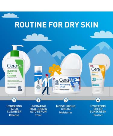 CeraVe Apr s Ski Moisturizing Cream Body and Face Moisturizer for Dry Skin Hyaluronic Acid and Ceramides Daily Moisturizer Oil-Free Fragrance Free Non-Comedogenic Limited Edition 12 Ounce - Buy Online on GoSupps.com