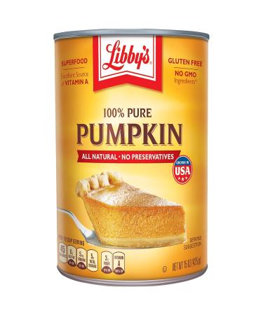 LIBBY'S Pure Pumpkin Tray Pack 15 Oz - 8 Count | Premium Quality Pumpkin for Baking | Shop Now! - Buy Online on GoSupps.com