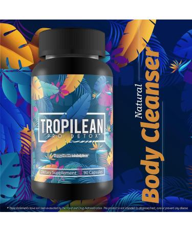 Tropilean Pro Detox - Effective Full Body Detox & Cleanser with Vitamin C Turmeric CLA & ACV - Boost Energy & Immune Support - Shop Internationally - Buy Online on GoSupps.com