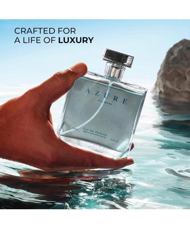 Men's Cologne Azure Pour Homme Eau de Toilette With Citrus Spice And Woody Notes Long Lasting Fragrance For All Occasions Azure Pour Homme. 3.4 Fl Oz (Pack of 1) - Buy Online on GoSupps.com