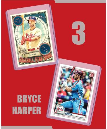 Bryce Harper (6) Assorted Baseball Cards Bundle - Nationals Phillies Trading Cards - Buy Online on GoSupps.com