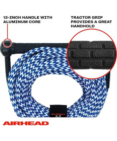 Airhead Water Ski Rope with Tractor-Grip Handle - 75-Feet - Buy Online on GoSupps.com