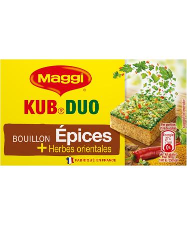 Maggi Bouillon KUB DUO Oriental Spices and Herbs (10 Tablets) 105g - Pack of 5 - Buy Online on GoSupps.com