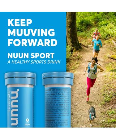 Nuun Sport: Electrolyte Drink Tablets Box of 4 Tubes (40 servings) Fruit Punch Electrolyte Hydration Supplement - Buy Online on GoSupps.com