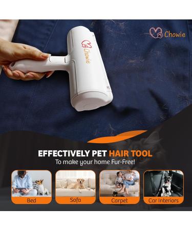 CHOWIE Pet Hair Remover Roller - Reusable Lint Roller for Cat and Dog Hair Removal - Portable Pet Hair Roller for Furniture, Clothes, and Car - Best Lint Remover - Buy Online on GoSupps.com