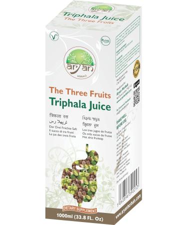 Aryan Herbals Triphala Juice | Natural Digestive Aid & Constipation Relief - 1000ml - Buy Online on GoSupps.com