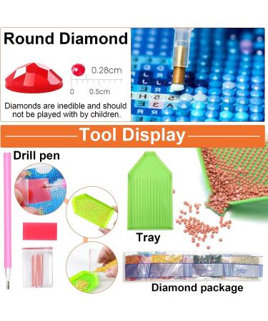 Palodio Sewing Machine 5D Diamond Painting Kit - Full Round Drill Cross Stitch Art for Home Wall Decor - 14x14 inch - Buy Online on GoSupps.com