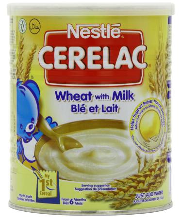 Nestle Cerelac Stage 1 From 6 Months Wheat with Milk 400 g (Pack of 4)