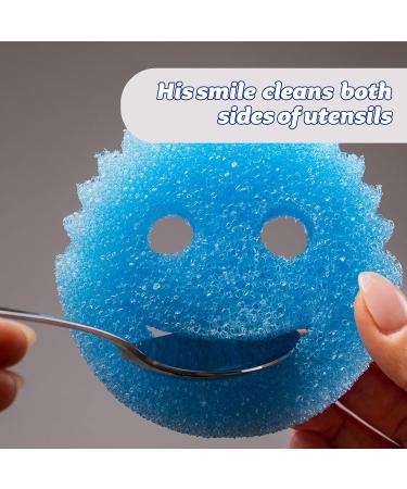 Buy Scrub Daddy Colors Clutch - Smiley Sponge Kitchen 2 Pack | Odor-Resistant Dishwasher-Safe Cleaning Sponges for Pots & Dishes - Buy Online on GoSupps.com