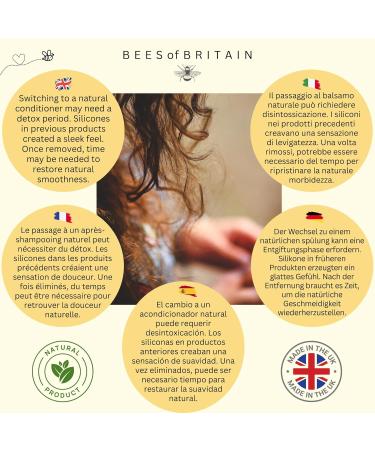 Buy 99% Flushing Honey & Lavender - 250ml | Bees of Britain | Sulfate & Paraben Free | PH 5.5 | 5% Donated to Save Bees - Buy Online on GoSupps.com