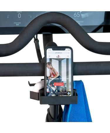 TrubliFit All-in-One Holder for Peloton - Towel + AirPods + Phone Holder - All Metal Accessories for Peloton Bike - 2 Towel Holders - Fits Original Bike and Peloton Bike+