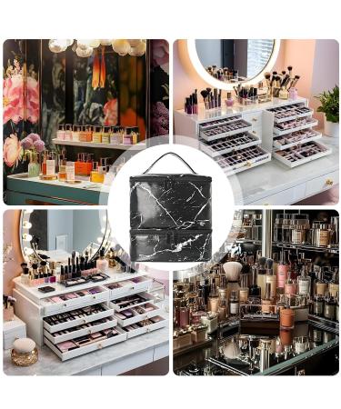Nail Polish Bag Manicure Organizer 9.84x7.87in Double Layer Flexible Lamp Supplies Storage Lightweight Portable Travel Pouch Ideal for Salon Keeps Items Tidy and Accessible Noir - Buy Online on GoSupps.com