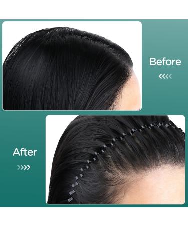 PROUSKY Metal Headband for Boy Men Unisex Hair Band Headbands Metal Black Head Band Spring Wavy Nonslip Elastic Hair Accessories for Men Women (Mix) - Buy Online on GoSupps.com