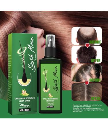 YUECI Nutrient Spray for Hair Growth - Hair Growth Serum & Anti-Hair Loss Treatment - Quick Thickening & Growth Solution (1ml) - Green - Buy Online on GoSupps.com
