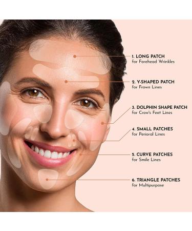 Navabelle Premium Face Wrinkle Patches - Forehead & Anti Wrinkle Tape for Fine Lines (192 PCs) - Buy Online on GoSupps.com