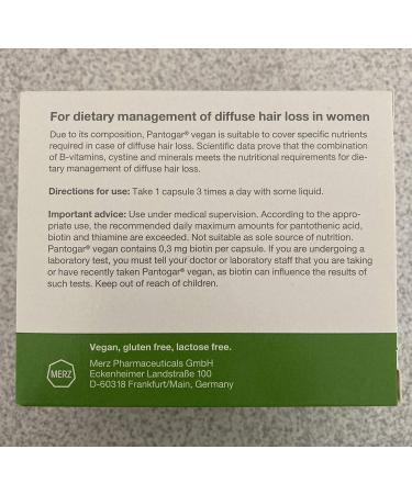 Pantogar 270 Capsules - 3 Box | Made in Germany | Hair Growth Supplement - Buy Online on GoSupps.com