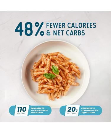 Low Calorie & Low Carb Penne Pasta (3 Pack) | 48% Fewer Calories & Net Carbs | Fiber-Rich Healthy Pasta 1 LB Bags - Buy Online on GoSupps.com