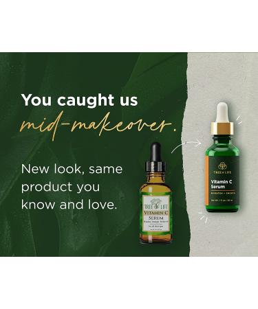 Tree of Life Vitamin C Brightening Facial Serum with Vitamin E - 1 Fl Oz - Buy Online on GoSupps.com
