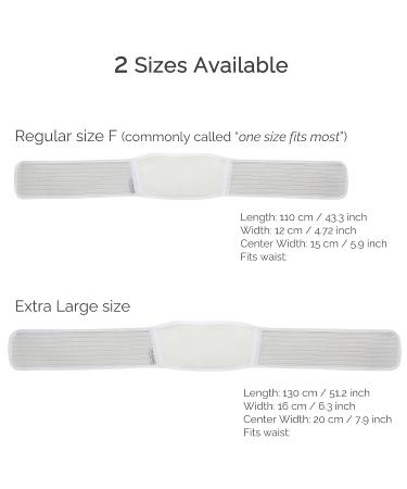 Neotech Care Adjustable Maternity Belt - Light and Breathable Pregnancy Belly Support Band - White Regular Size - Buy Online on GoSupps.com