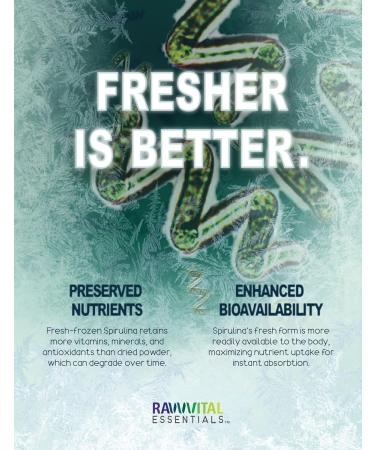 Easy Boost Fresh Frozen Spirulina Packs 100% Natural Non-GMO Vegan (4) - Buy Online on GoSupps.com