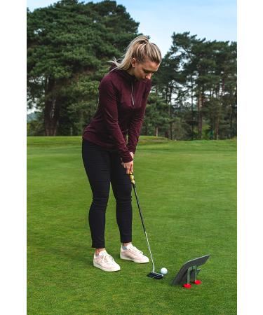 PuttOut Putting Mirror Trainer & Alignment Gate - Red/Gray - Buy Online on GoSupps.com