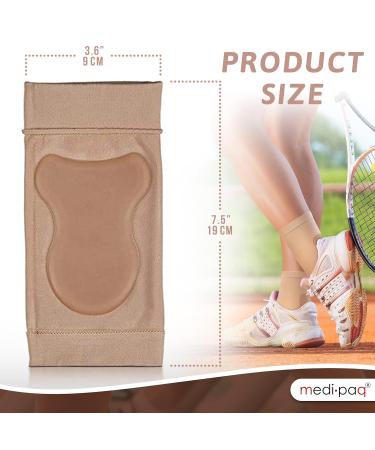Medipaq Gel Heel & Ankle Support - Achilles Tendonitis, Ligament Damage, Sprained Ankle Socks for Women & Men - Buy Online on GoSupps.com