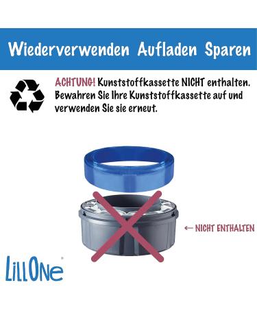 Buy Lillone 8 Extra Long 7-Layer Diaper-Pale Foils - Compatible with Maialino Foppapedretti Angelcare Tommee Tippee & More | 8 Refill Cassettes - Buy Online on GoSupps.com