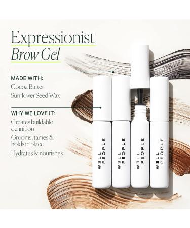 WELL PEOPLE Expressionist Brow Gel - Blonde | 0.1 oz | 2.8 g | Plant-Based Cruelty-Free Clean Beauty - Buy Online on GoSupps.com
