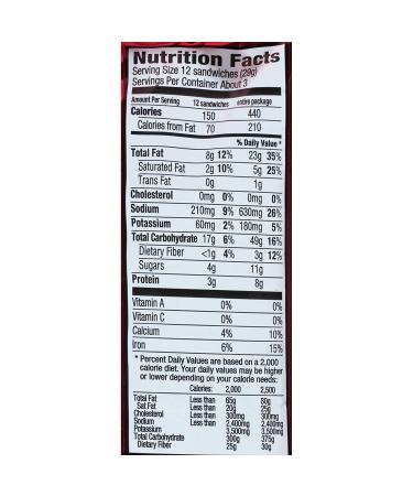 Ritz Bits Peanut Butter Cracker Sandwiches - Big Bag 3oz (Pack of 12), Cheese Flavor - Buy Online on GoSupps.com