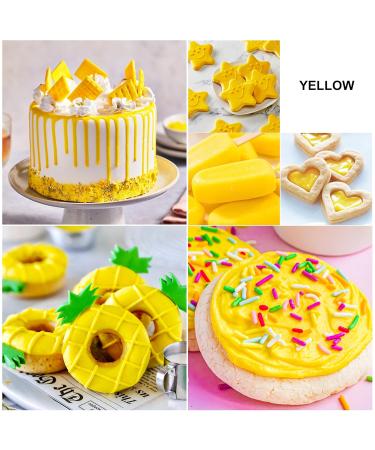 Fat-Soluble Yellow Food Coloring - 60ml Oil-Based for Chocolate Baking Macarons & Fondant | Concentrated Color for Decorative Cakes & Sweets - Buy Online on GoSupps.com