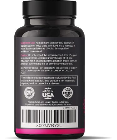 Hormone Balance Supplement for Women - PMS & Menopause Relief, Fertility Support - Hot Flashes Relief with Maca Root, Vitex, Dong Quai & Black Cohosh - Vegan Capsules 60 Count - Buy Online on GoSupps.com