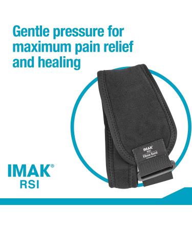 IMAK Brownmed RSI Elbow Band - Comfortable Support Brace for Tendonitis Cubital Tunnel Syndrome Tennis & Golfer's Elbow - International Shipping Available - Buy Online on GoSupps.com