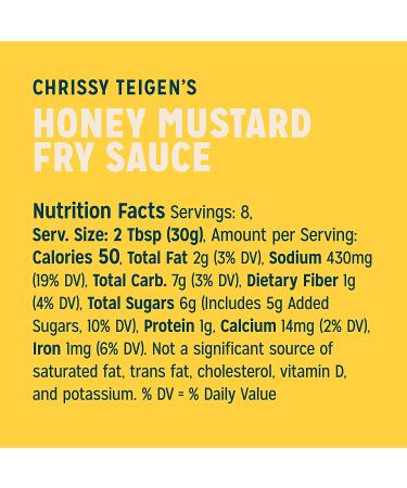 Sir Kensington's Chrissy Teigen's Honey Mustard Fry Sauce - Gluten Free, Non-GMO, 100% Grade-A Mustard Seeds & Fair Trade Organic Honey - 9oz Shelf-Stable Dipping Sauce - Buy Online on GoSupps.com