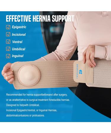 Buy Umbilical Hernia Belt for Men & Women - Effective Fracture Bandage for Navel Incisional and Ventral Hernias | Comfortable & Adjustable Belly Support - Buy Online on GoSupps.com
