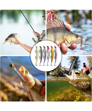 6-Piece Turn Signal Set | Angel Kader 12.5cm Fishing Artificial Bait | Premium Hard Bait Plugs & Spinner with Triple Hooks for Anglers - Buy Online on GoSupps.com