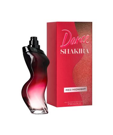 Shakira Perfumes - Dance Red Midnight for Women - Long Lasting - Elegant Sexy and Femenine Fragance - Sweet and Bold Notes - Ideal for Day Wear - 2.7 Fl Oz SKR DANCE RED MIDNIGHT 2021 EDT 2.7 Fl Oz (Pack of 1)