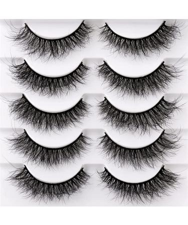 Shop 3D Volume Mink Lashes Fluffy Wispy Faux Mink Eyelashes Pack (15mm) | International Shipping Available - Buy Online on GoSupps.com