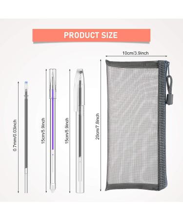Outus 36-Piece Heat Erasable Pens Set for Quilting, Sewing & Dressmaking | Includes 10 Fabric Marking Pens, 25 Refills & Pen Storage Bag - Buy Online on GoSupps.com
