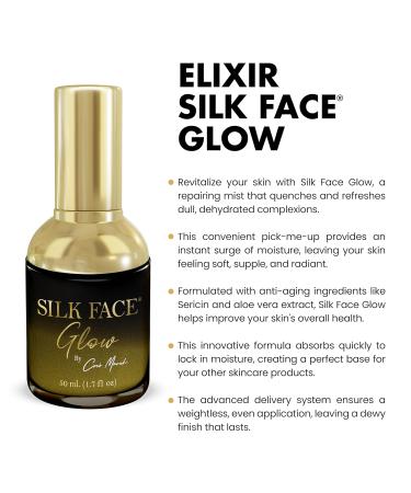 Instant Skin Tightening Glow Mist Spray - Collagen Booster & Fine Lines Reducer | Lightweight Silk Extract 1.7 fl oz - Shop Internationally - Buy Online on GoSupps.com