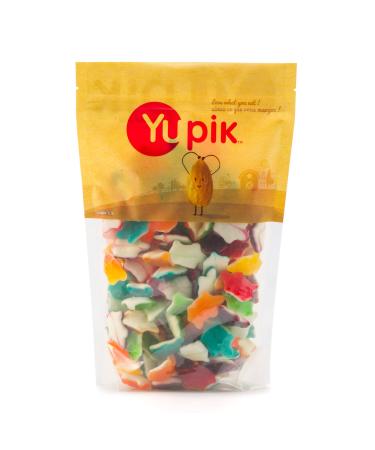 Yupik Gummy Jelly Turtles 1 kg 6 Count Fruity Flavors Colorful Soft & Chewy Turtle-Shaped Gummies Fun Treat Sweet Candy Delicious Snack Ideal for Gifting Holidays & Baking 6 kg